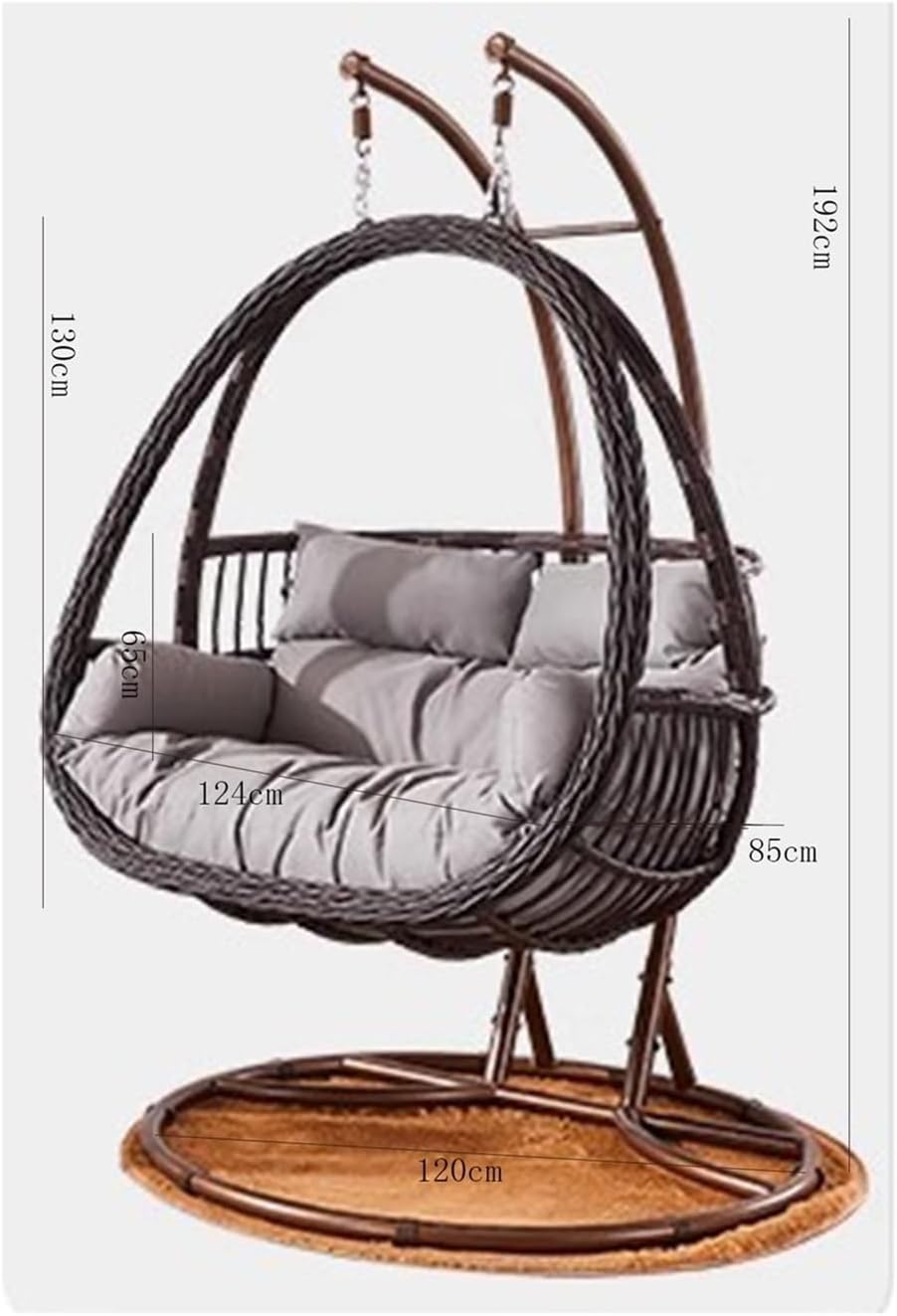 Home Rattan Chairs- Hanging Basket Indoor Swing Household Hammock Balcony Hanging Chair Rocking Chair Patio Lounge Chair