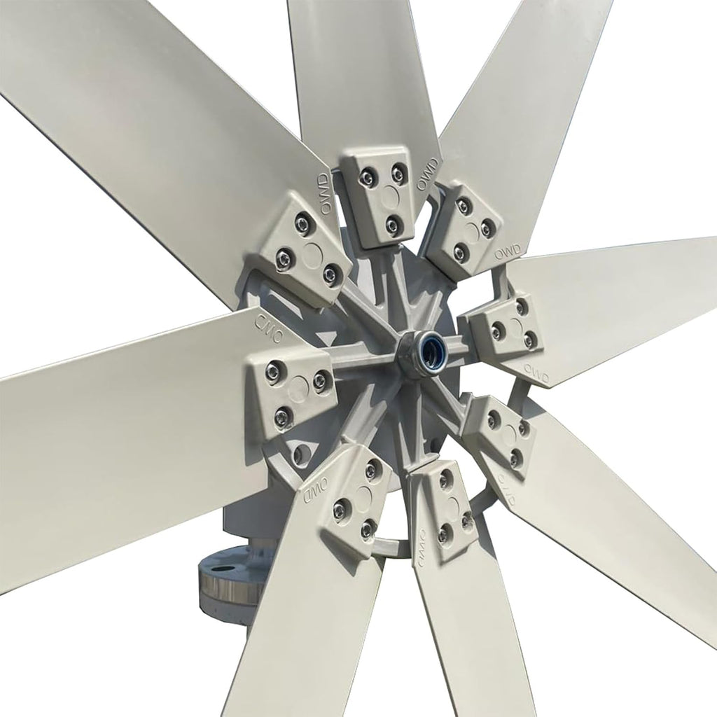 Wind Turbine 12000W With Solar Controller, Generator for Home Use, 8 Blades Blue, 220V