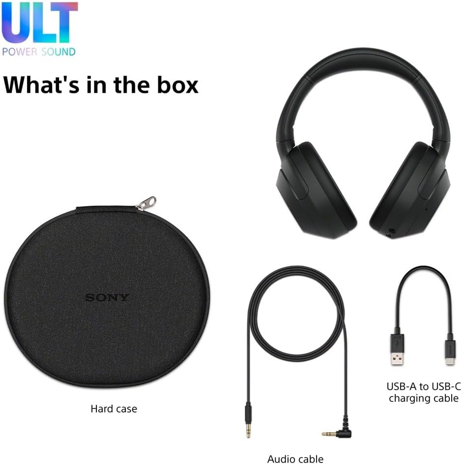 Sony ULT WEAR Over Ear Wireless Noise Canceling Headphones with ULT Sound, Massive Bass, Clear Call Quality, Up to 30hr Battery Life, Alexa & Google Assistant, iOS & Android (Off-White)