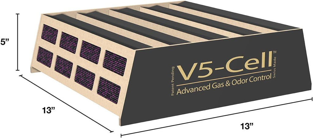 IQAir V5-Cell Filter 3Pk - Genuine Replacement Air Filter HealthPro Plus - Activated Carbon & Alumina Filter for Versatile Gas and Odor Control - Swiss Made Filters for Air Purifiers