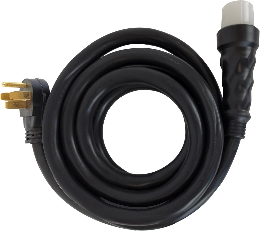 DuroMax XP5015GC 50-Amp 15-Foot 6-Gauge 14-50 CS6364 Heavy Duty Generator Cord for Home Power Backup, Black