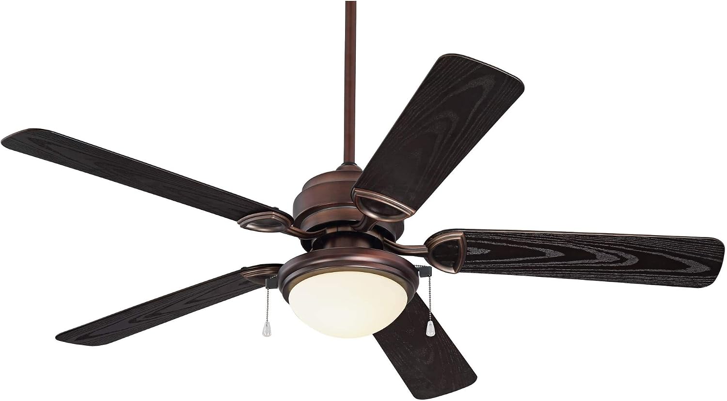 Casa Vieja 52' Marina Breeze Industrial Rustic Farmhouse Indoor Outdoor Ceiling Fan with LED Light Oil Brushed Bronze Brown Wet Rated for Patio Exterior House Home Porch Gazebo Garage Barn