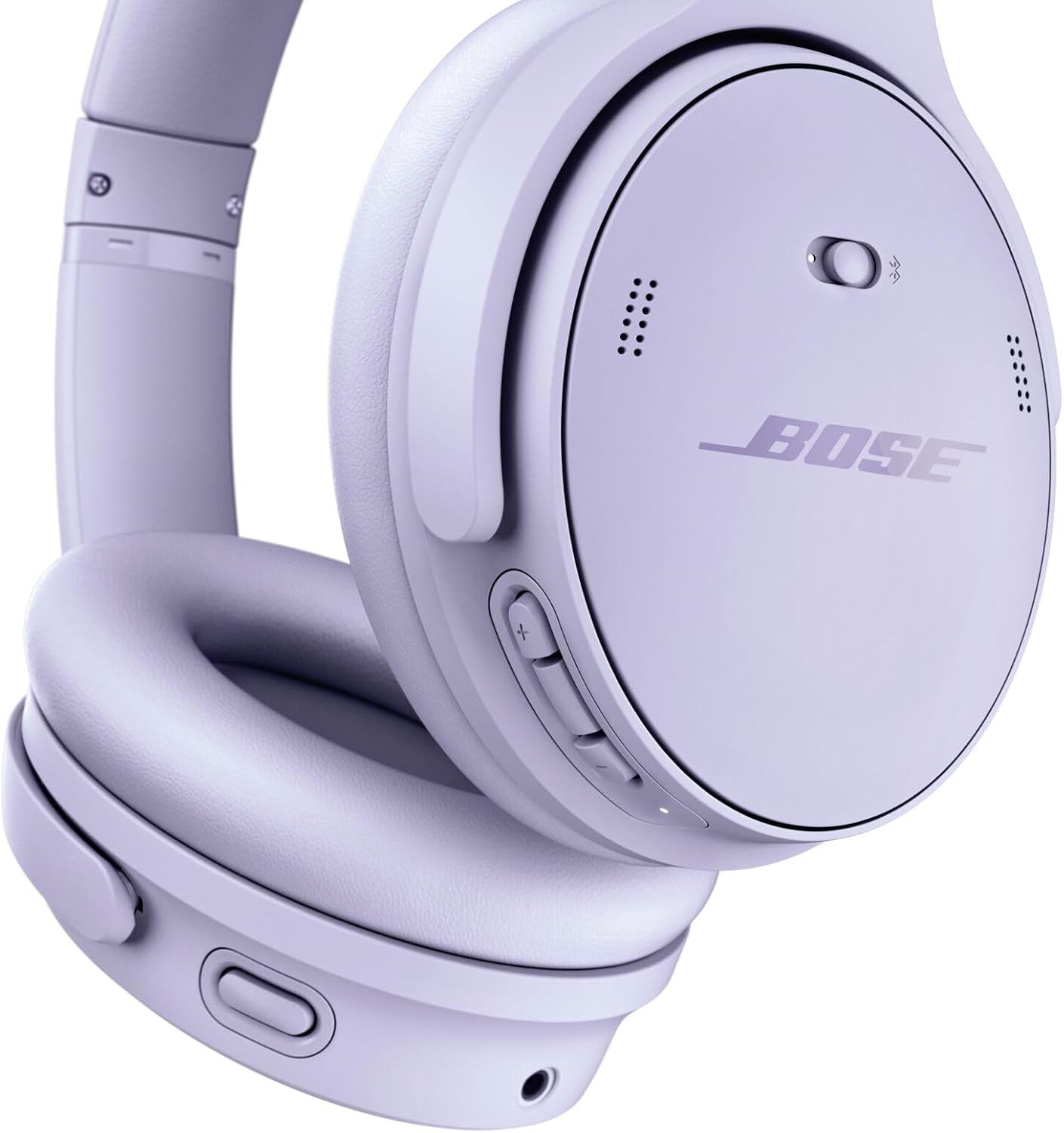Bose QuietComfort Wireless Noise Cancelling Headphones, Bluetooth Over Ear Headphones with Up to 24 Hours of Battery Life, Chilled Lilac - Limited Edition Color (Renewed)