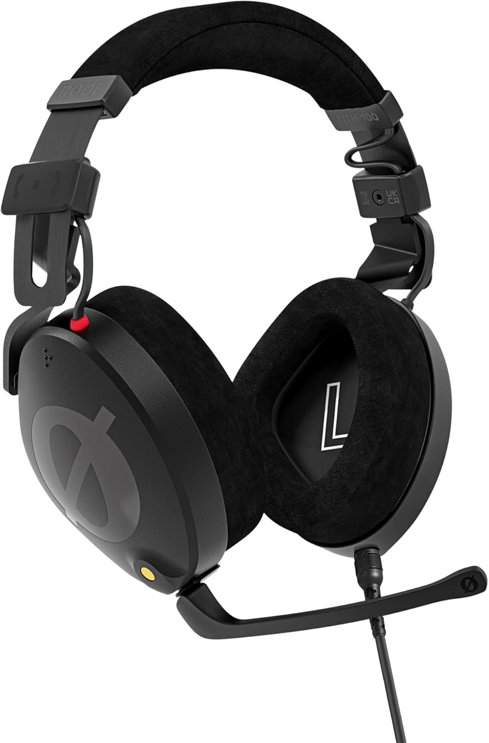 RØDE NTH-100M Professional Over-ear Headset for Media, Broadcast, Podcasting, Content Creation, Streaming, Working From Home,Black