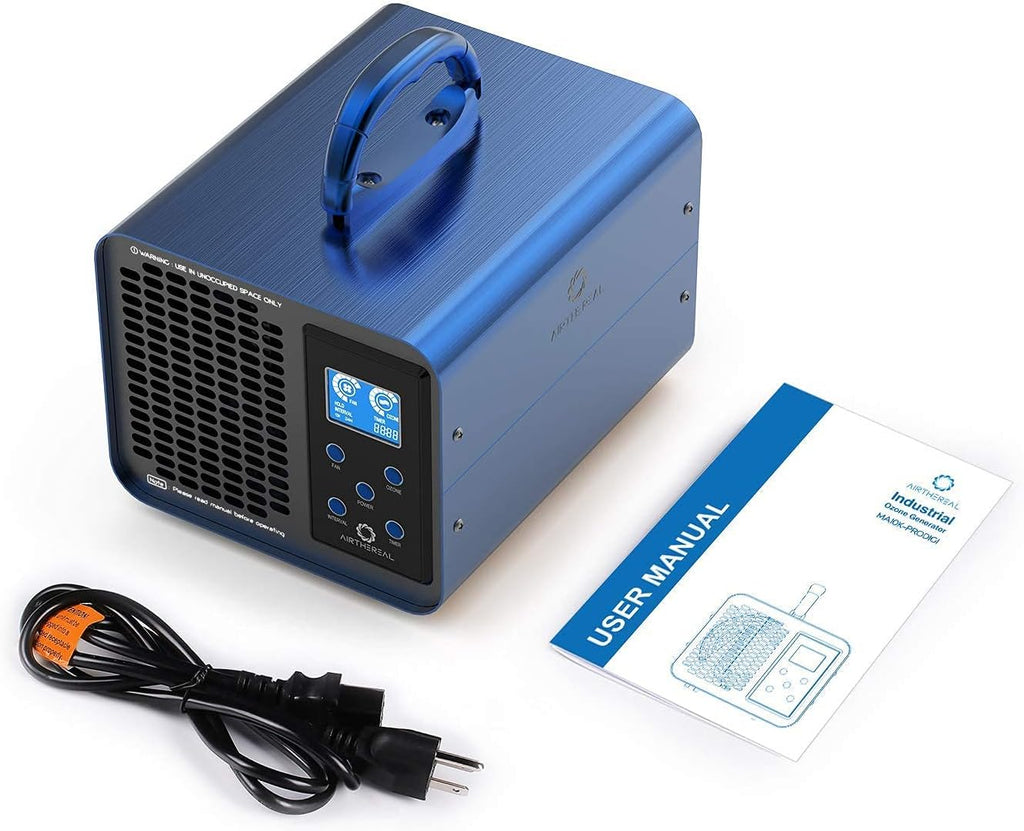 Airthereal Bundle | MA10K-PRODIGI Digital and MA10K-PRO Ozone Generators 10000 mg/h High Capacity O3 Ionizer Machine - Fireproof Tested by SGS
