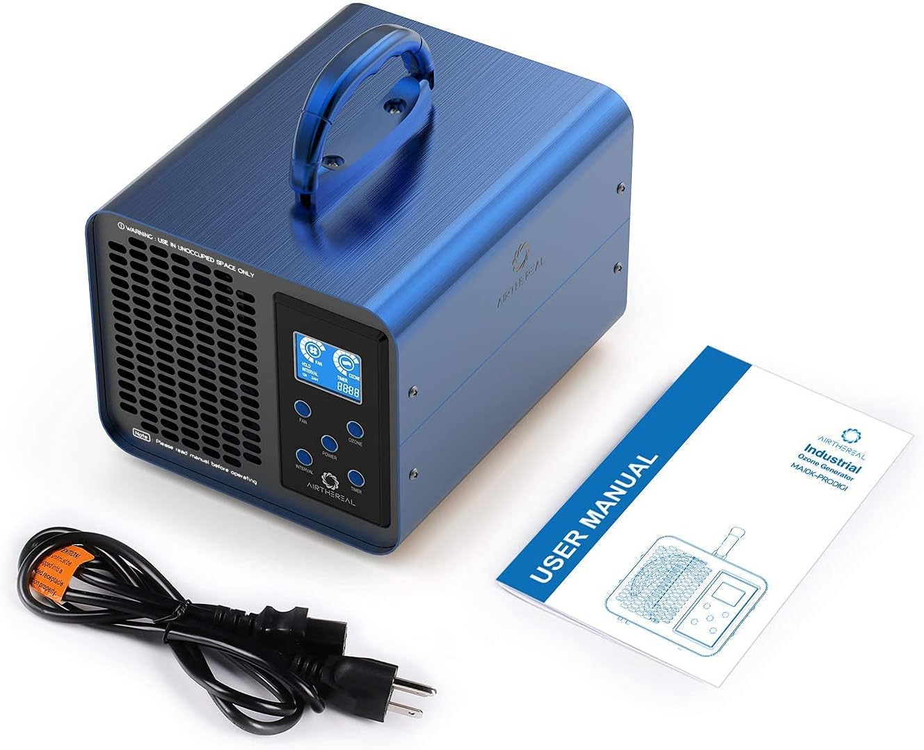 Airthereal Bundle | MA10K-PRODIGI Digital and MA10K-PRO Ozone Generators 10000 mg/h High Capacity O3 Ionizer Machine - Fireproof Tested by SGS
