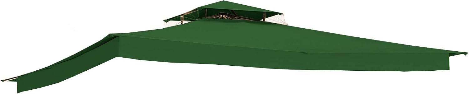 Garden Winds Replacement Canopy Top Cover for Living Home 10 x 12 Gazebo - Riplock 350 - Green