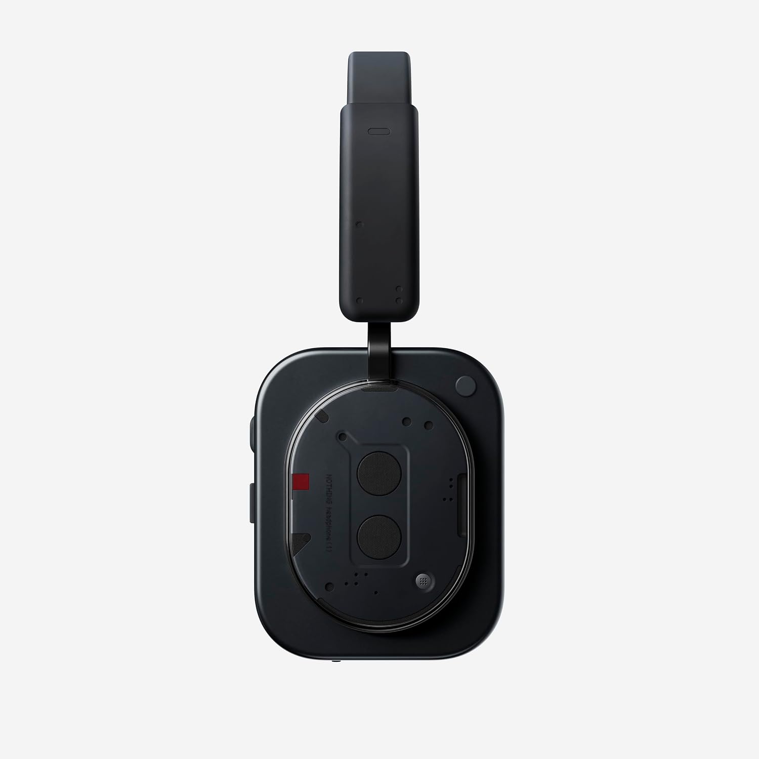 Nothing Headphone (1) Hybrid Active Noise Cancelling Headphones, Wireless Over-Ear Headphones with 6 Mics, 80Hrs Playtime, Hi-Res Audio, KEF-Tuned, Spatial Sound, Comfort Fit & Fast Charging Black