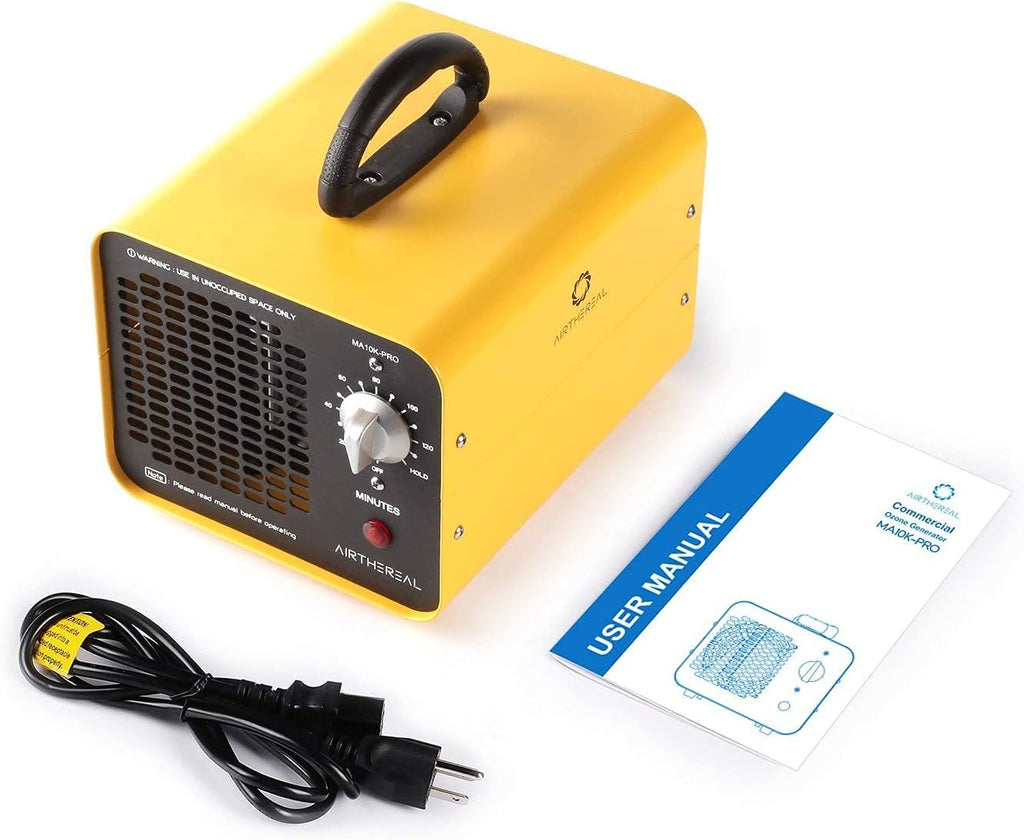 Airthereal Bundle | MA5000 Ozone Generator with 5000mg/h and MA10K-PRO Ozone Generator 10000 mg/h High Capacity O3 Ionizer Machine
