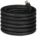 25ft 6 Gauge Wire 6/3 SOOW Cable,Total 3 Conductor 6 Gauge Electric Portable Power Cord with UL, 600V 50A SOOW Bulk Cable for Industrial-Generator,Welder,EV Battery Charger,Motor Lead,Outer Dia 26mm