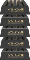 IQAir V5-Cell Filter 5Pk- Genuine Replacement Air Filter HealthPro Plus - Activated Carbon & Alumina Filter for Versatile Gas and Odor Control - Swiss Made Filters for Air Purifiers - 5 Pack