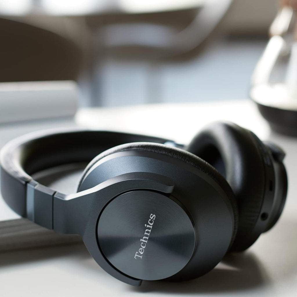Technics - Wireless Noise Cancelling Over-Ear Headphones with 2 Device Multipoint Connectivity - EAH-A800-K Black