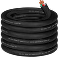 25ft 6/4 6 AWG Portable Power Cable 6 Gauge 600V SOOW Electric Wire 4 Conductor OFC 6 AWG Extension Cord Cable Wire for NEMA 14-50 Generator,Welder,RV Outlet Box,EV Battery Charger,Machinery