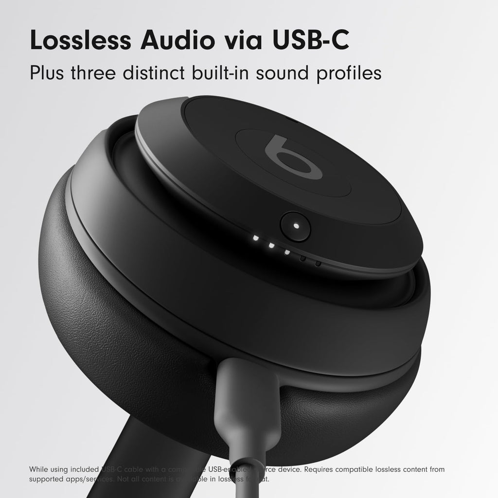 Beats Studio Pro Premium Wireless Over-Ear Headphones- Up to 40-Hour Battery Life, Active Noise Cancelling, Great for Travel & Commuting, USB-C Lossless Audio, Apple & Android Compatible -Black