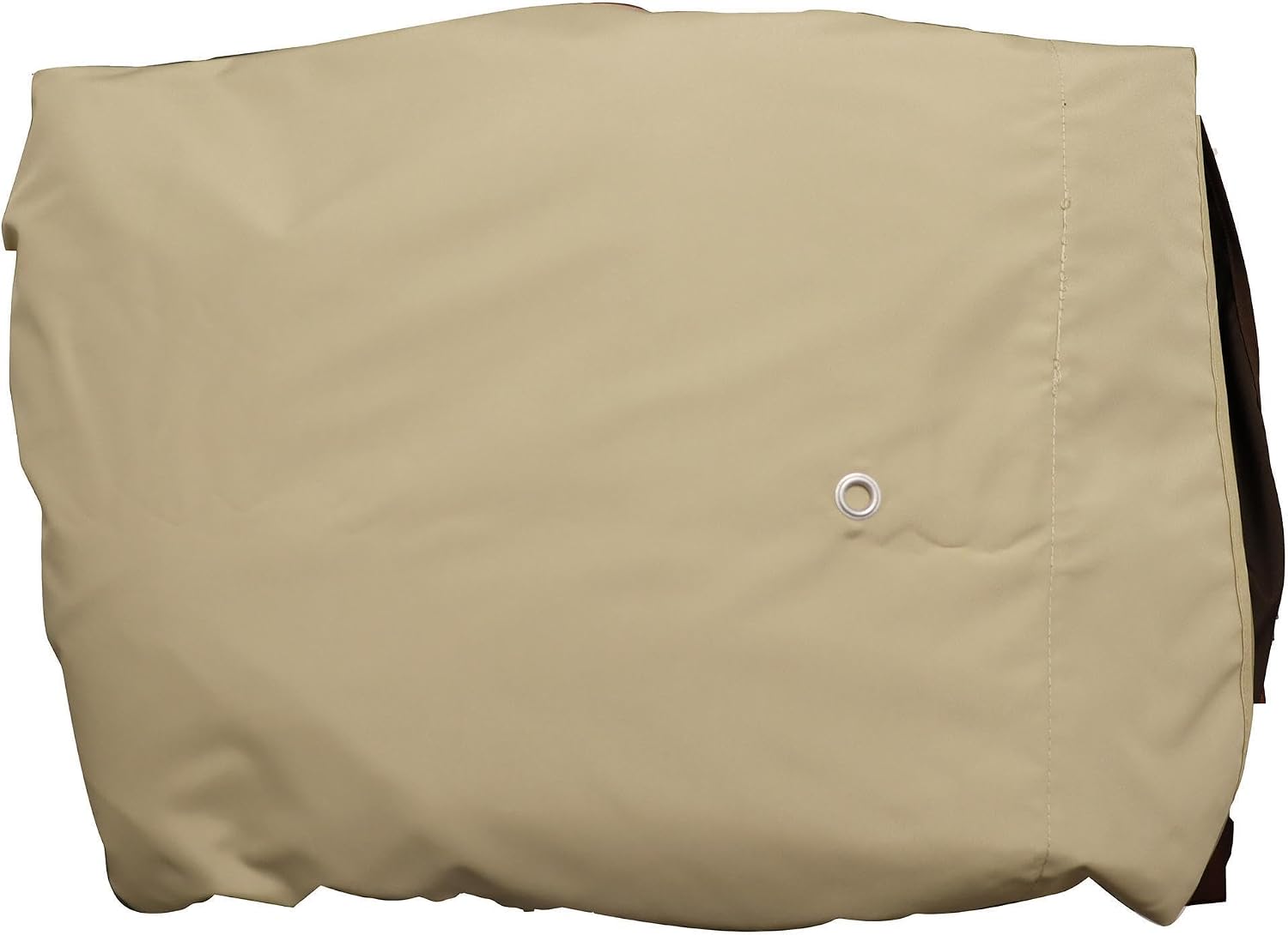 10x12 Ft Outdoor Patio Gazebo Replacement Canopy for Lowe's Allen Roth 10x12 Gazebo #GF-12S004B-1, Double Tiered Roof Top Cover, UV Protection & Waterproof Fabric, Brown (Frame Not Included)
