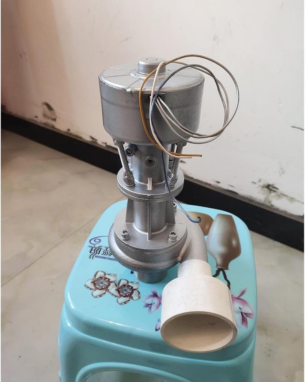 Micro Hydro Generator, 500W 110V, Silver, Lightweight, Portable, Water Flow Generator for Home Use