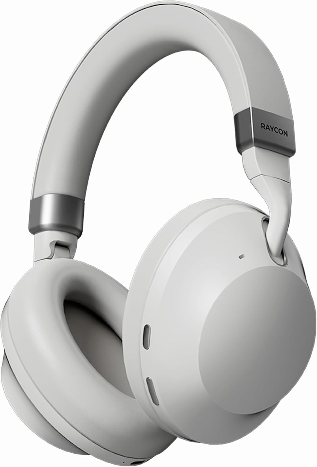 Raycon Pro Bluetooth Headphones - Premium Over The Ear Headphones, Hybrid Active Noise Cancelling Wireless Headphones + Awareness Mode, Bluetooth Headset with Mic, 60 Hours of Battery Life (White)