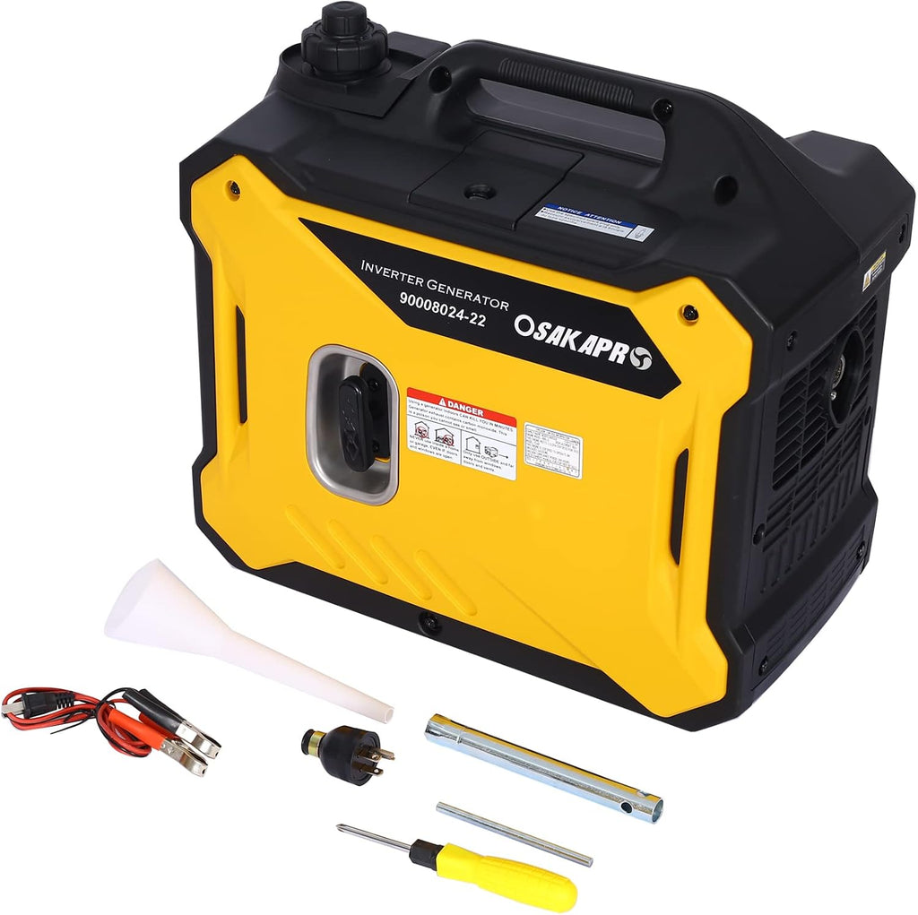 Super Quiet Inverter Generator 2000w Portable Generator, 79.7CC Ultra Light Epa Compliant