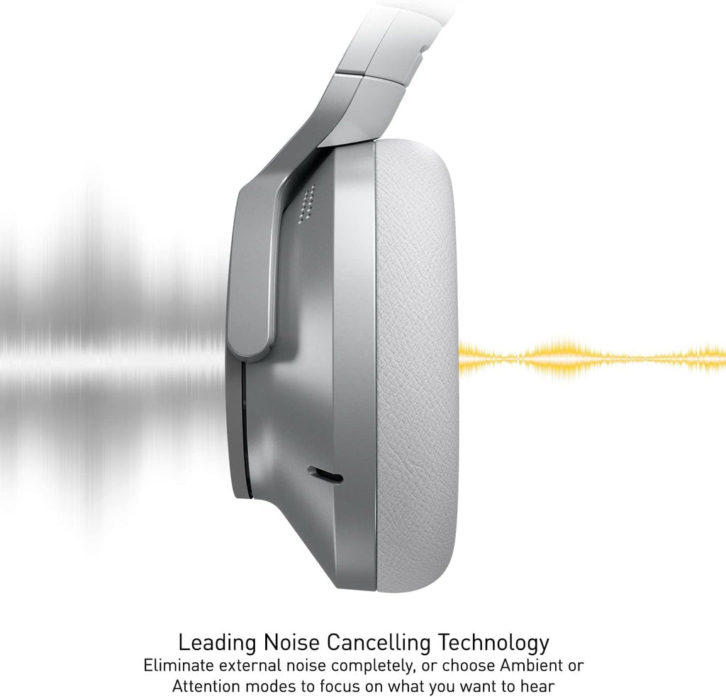 Technics - Wireless Noise Cancelling Over-Ear Headphones with 2 Device Multipoint Connectivity - EAH-A800-S Silver