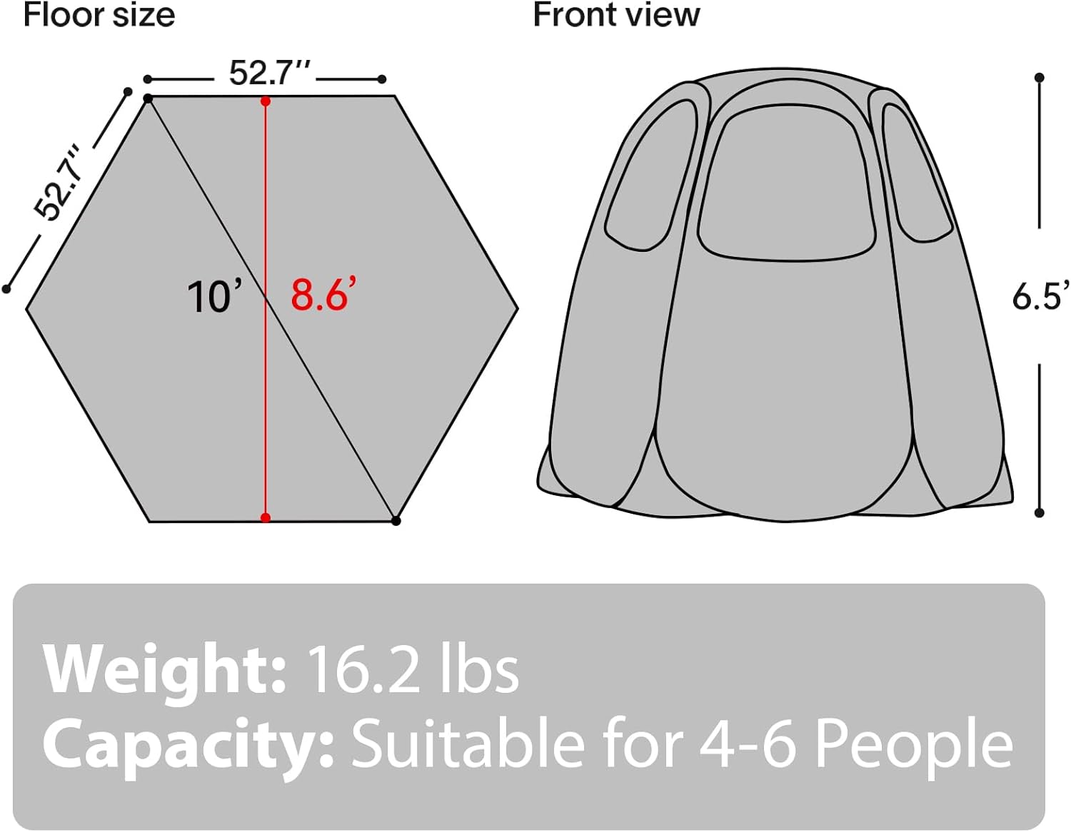 Alvantor® Pop Up Canopy Tent - Vendor Booth Event Tent - Pop Up Canopy for Commercial Activity - Camping Gazebos - Beige