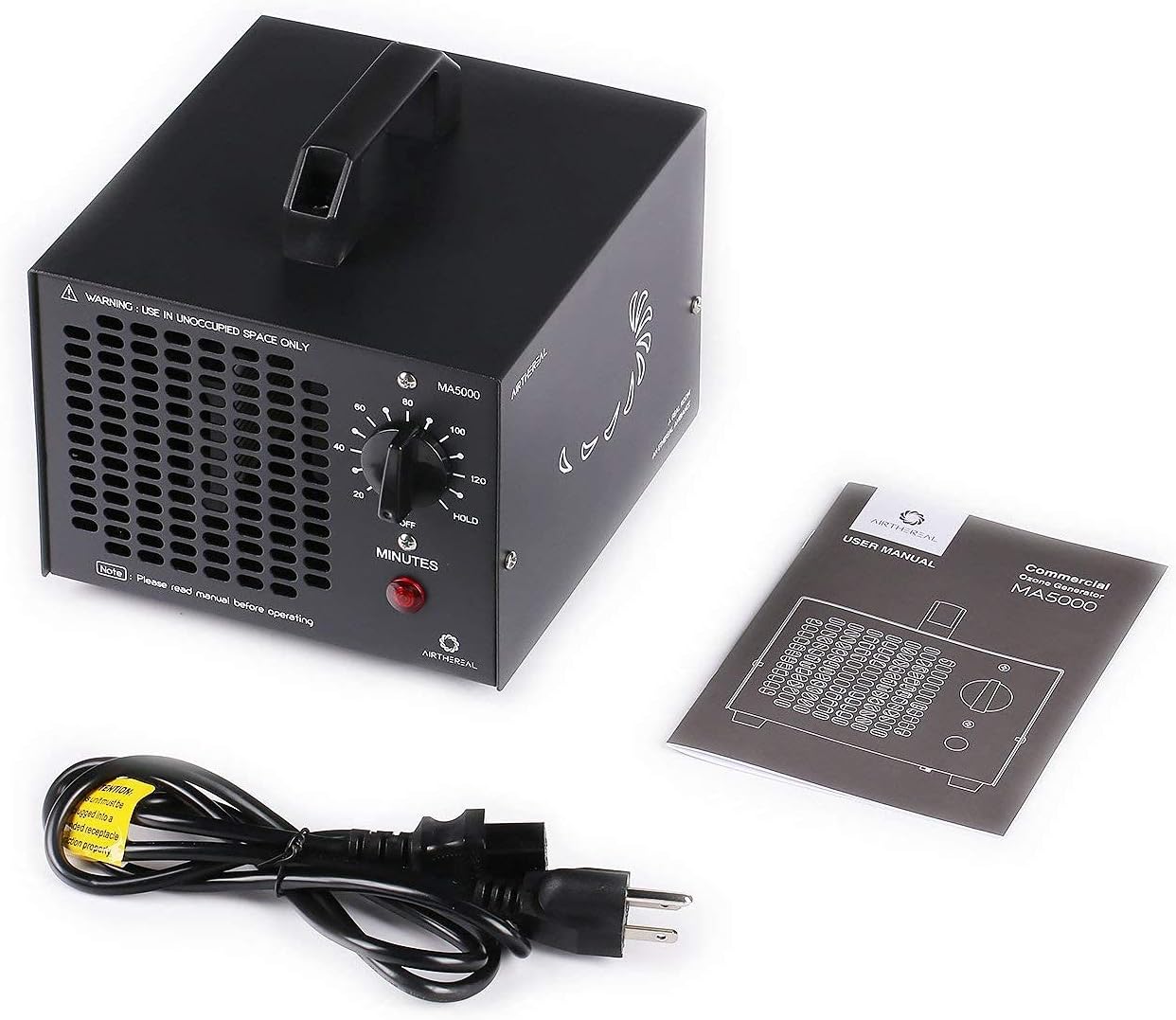 Airthereal Bundle | MA5000 Ozone Generator with 5000mg/h and MA10K-PRO Ozone Generator 10000 mg/h High Capacity O3 Ionizer Machine