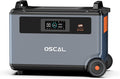 OSCAL PowerMax 6000 Dedicated Expansion Battery Pack, 3600Wh LiFePO4 Solar Generator for Power Station PowerMax6000, Extra Battery Backup for Balcony, Camping, Travel, Power Failure