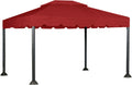 Garden Winds Replacement Canopy for 10x12 Garden House Gazebo - Riplock 350 - Cinnabar