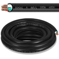 6ft 6/4 6 AWG Portable SOOW Cable (4 Conductor) - SOOW 600V 6 Gauge Electric Wire for Motor Lead, Welder, Generator, Portable Lights, RV/EV Car Chargers and Machinery - 6 Feet Electrical So Cord