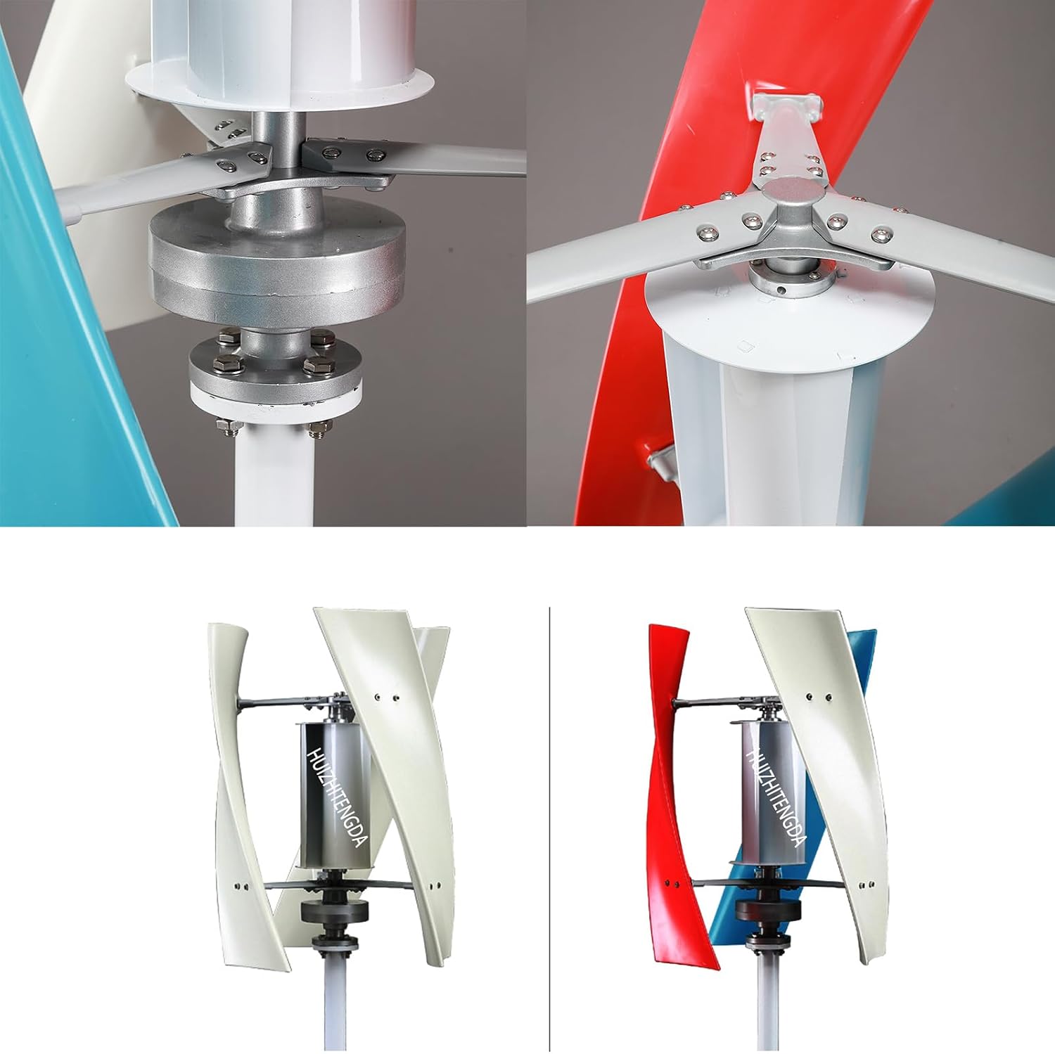 10000W Wind Turbine Vertical Wind Generator Kit, 220V Wind Power Generator for Marine, RV, Home, Windmill Generator Suit for Hybrid Solar Wind System
