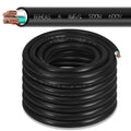 50ft 6/4 6 AWG Portable SOOW Bulk Cable (4 Conductor) - SOOW 600V 6 Gauge Electric Wire for Welder,Generator, Portable Lights, EV Car Chargers,Industrial,Outdoor Use- 50 Feet Electrical So Cord
