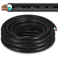 10ft 6/4 6 AWG Portable Power SOOW Cable (4 Conductor) - 600V 6 Gauge Electric SOOW Wire for Generator, Portable Lights, RV/EV Car Battery Chargers and Machinery - 10 Feet Electrical Cord