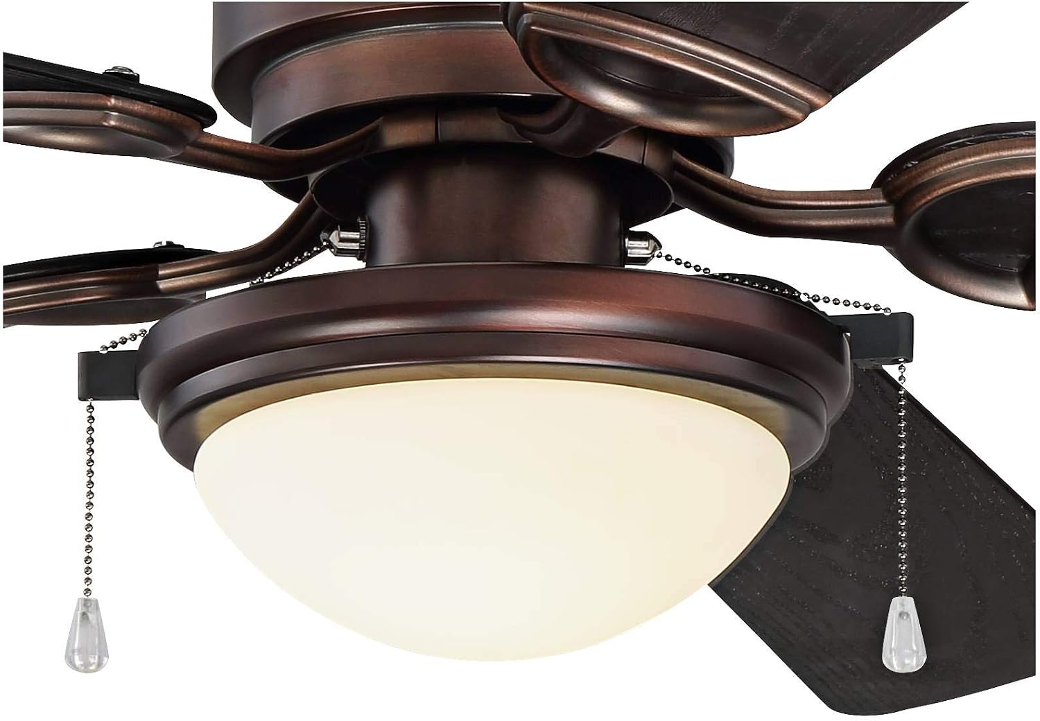 Casa Vieja 52' Marina Breeze Industrial Rustic Farmhouse Indoor Outdoor Ceiling Fan with LED Light Oil Brushed Bronze Brown Wet Rated for Patio Exterior House Home Porch Gazebo Garage Barn