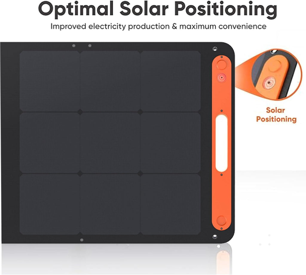 Jackery SolarSaga 200W Portable Solar Panel,IP68 Foldable Bifacial Solar Panels,Compatible with Jackery Explorer Power Station and Solar Generator,for Rooftops Outdoor Camping Off-Grid (Renewed)