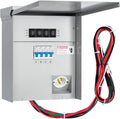 briidea Home Integration Generator Transfer Switch Kit, 15 Amp 120V 4-Circuit Indoor/Outdoor Generator Transfer Switches with IP 67 Waterproof, Prewired, All Ready for a Next Power Outage