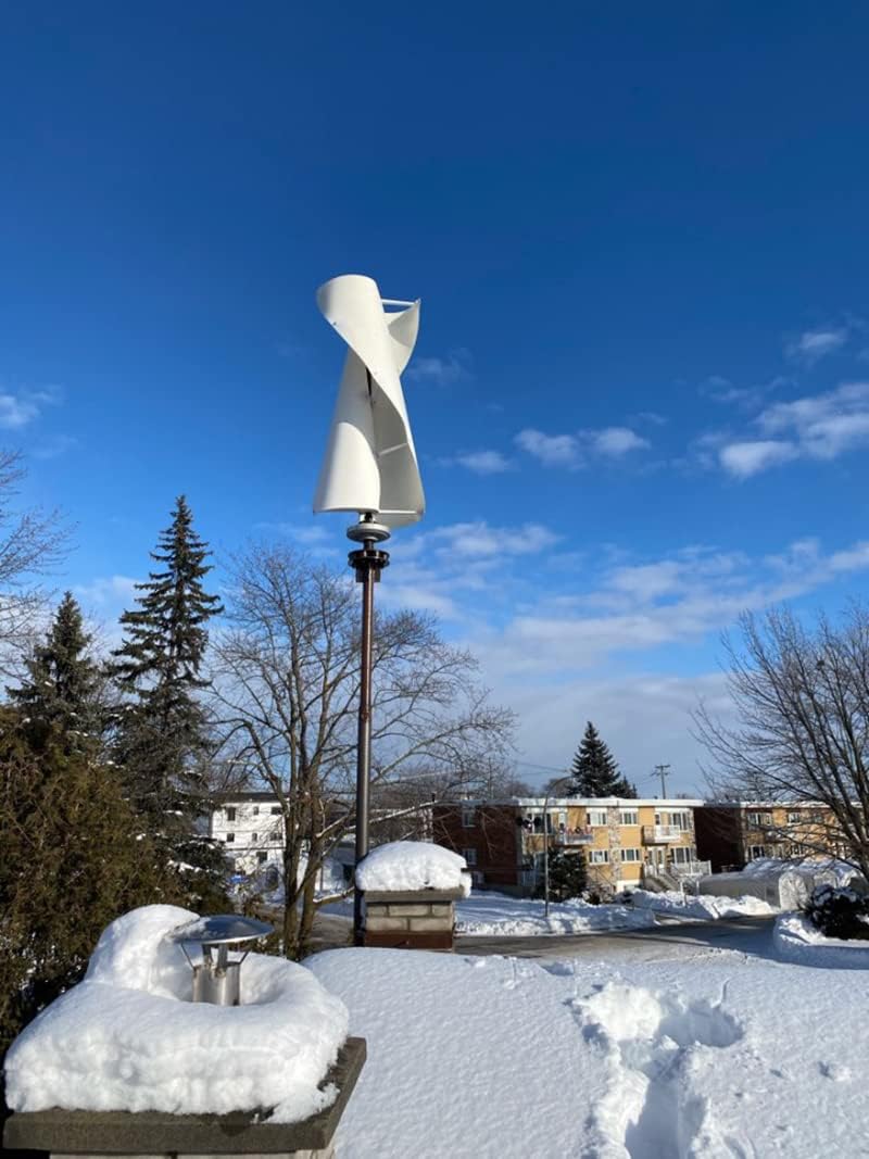 800W 24V Vertical Wind Turbine 3 Phase Maglev Axis Coreless Permanent Magnet Wind Generator Windmill with Hybrid MPPT Controller