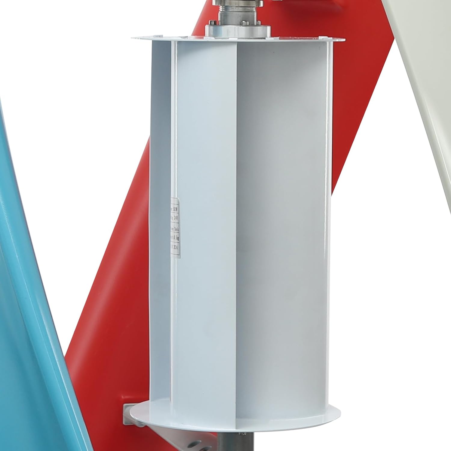 Wind Turbine Generator, 24V 500W Vertical Axis Wind Generator with Auxiliary Wind Wheel & Controller, 3 Blade Low Noise Nature Power System for RV Home Marine Energy