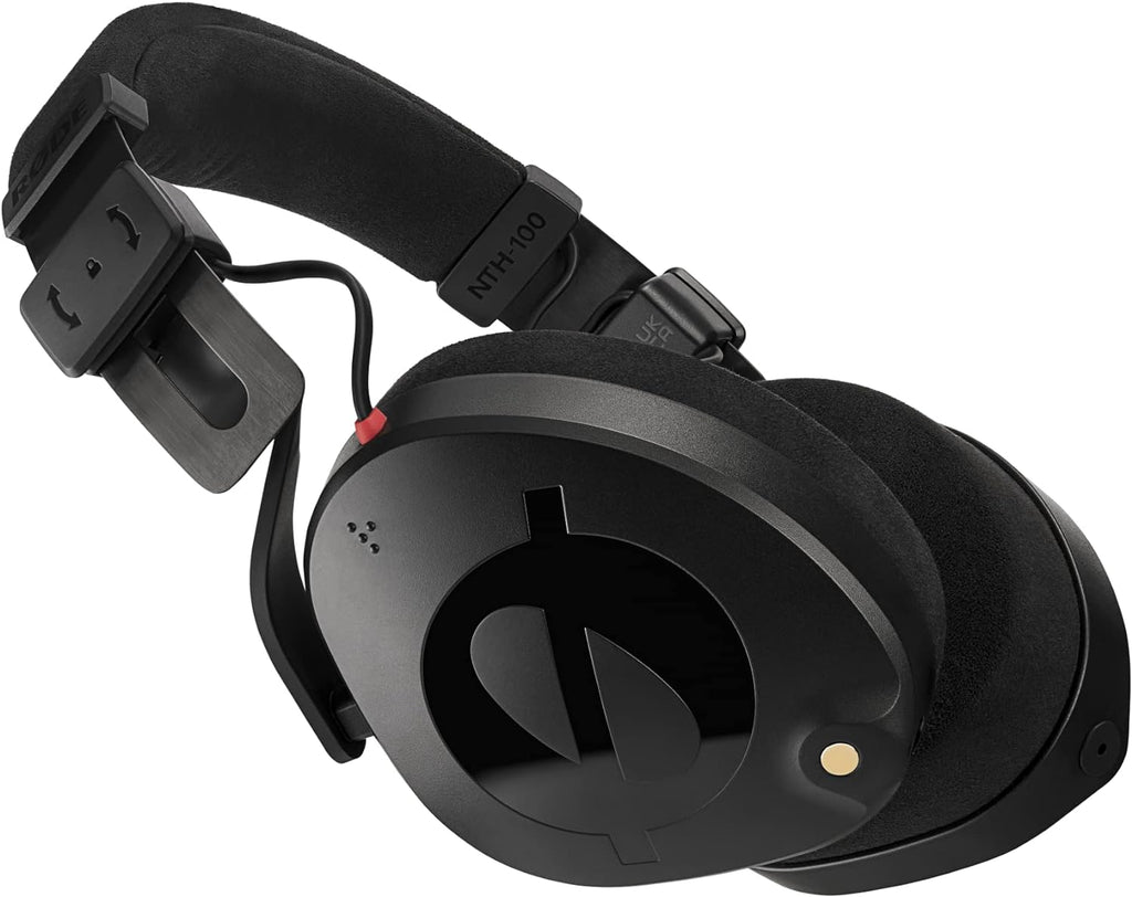 RØDE NTH-100 Professional Over-ear Headphones For Content Creation, Music Production, Mixing and Audio Editing, Podcasting, Location Recording,Black