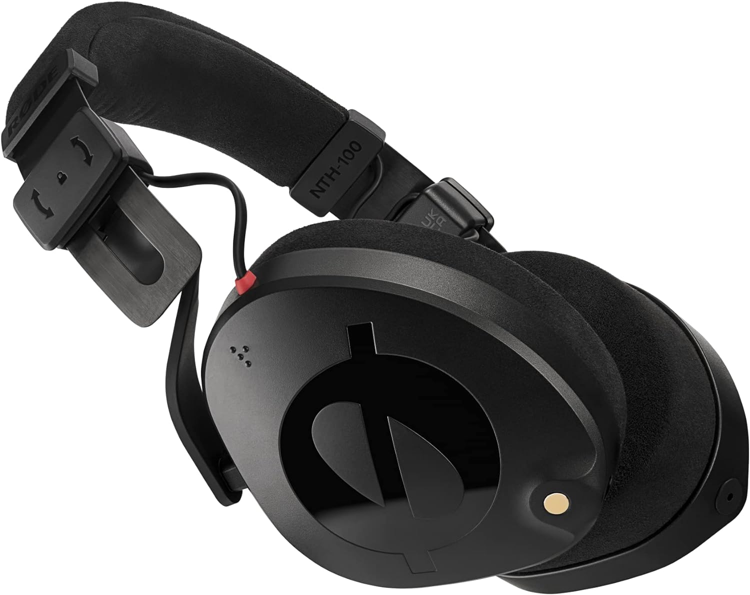 RØDE NTH-100 Professional Over-ear Headphones For Content Creation, Music Production, Mixing and Audio Editing, Podcasting, Location Recording,Black