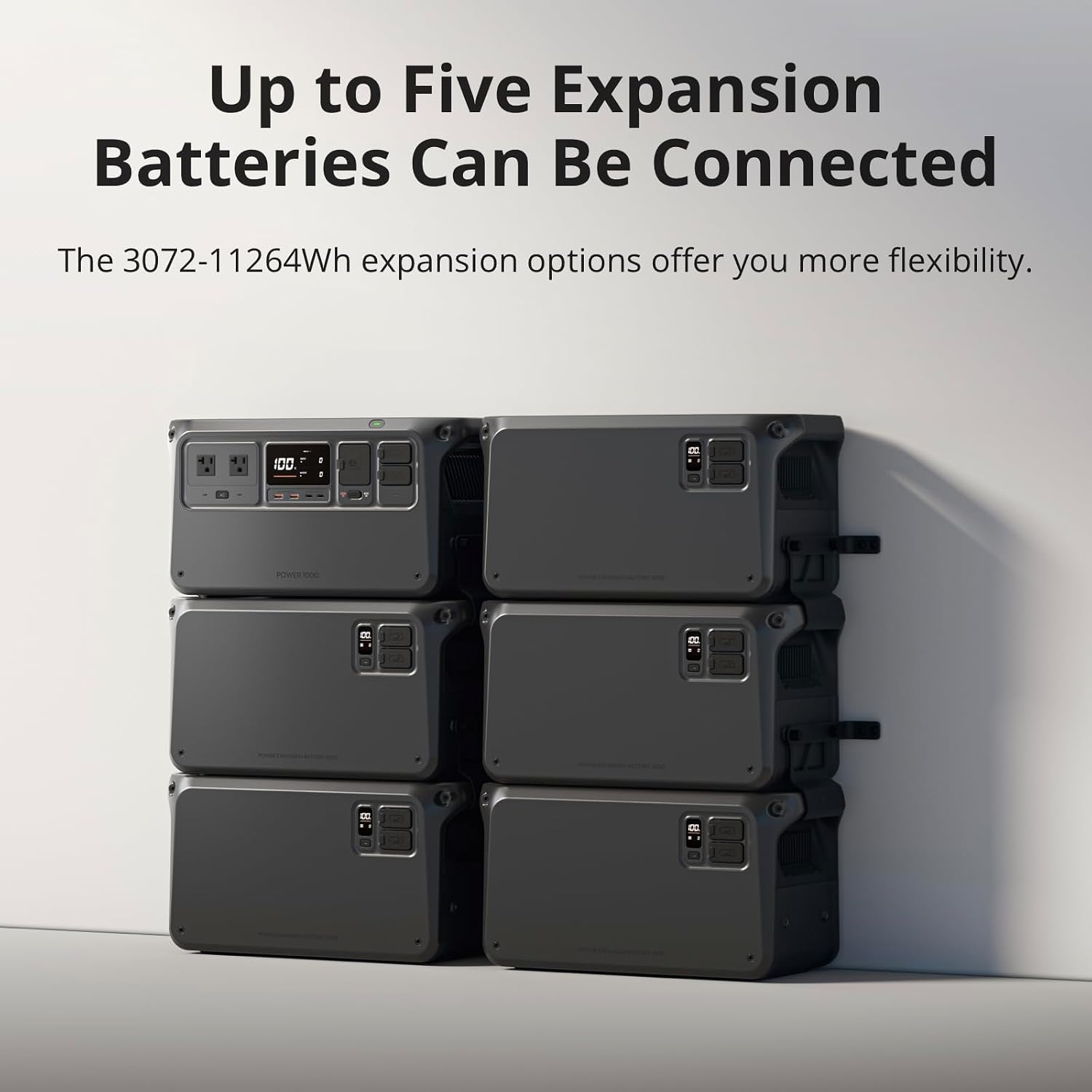 DJI Expansion Battery 2000, 2048Wh High-Capacity Expansion Battery for DJl Power 1000/2000, Extra Expandable Energy for Portable Generator, HomeBackup, Camping, RVs, Emergency
