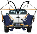 Trailer Hitch Stand and Cradle Chairs Combo - Blue