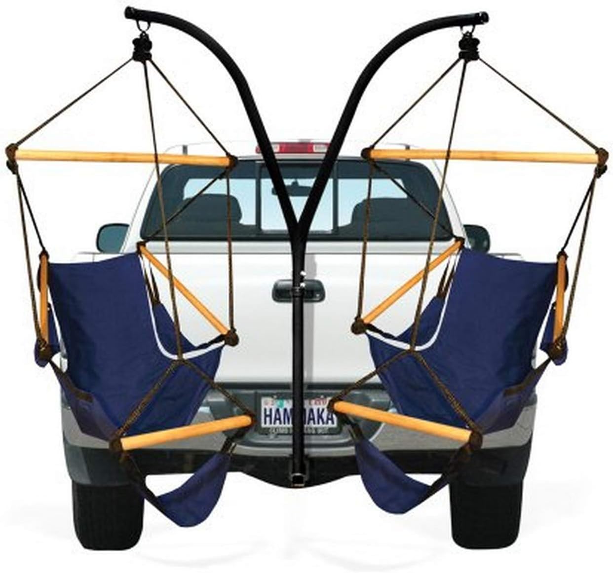Trailer Hitch Stand and Cradle Chairs Combo - Blue