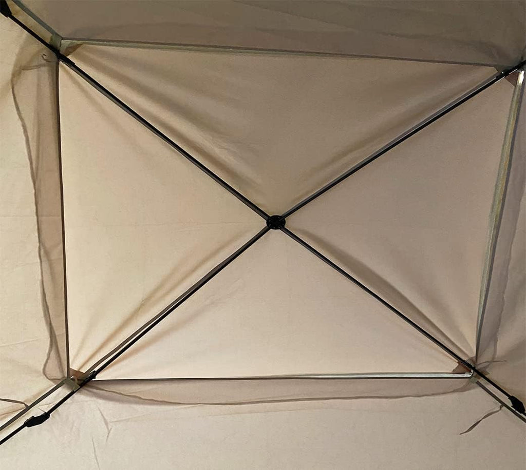 Garden Winds Custom Fit Replacement Canopy Top Cover Compatible with The COOSHADE, MASTERCANOPY, ABCCANOPY 11'x11' Pop Up Gazebo - Upgraded Performance RIPLOCK 350 Fabric