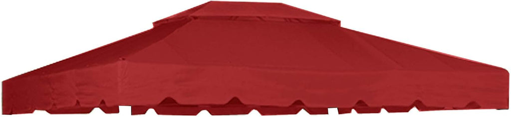 Garden Winds Replacement Canopy for 10x12 Garden House Gazebo - Riplock 350 - Cinnabar