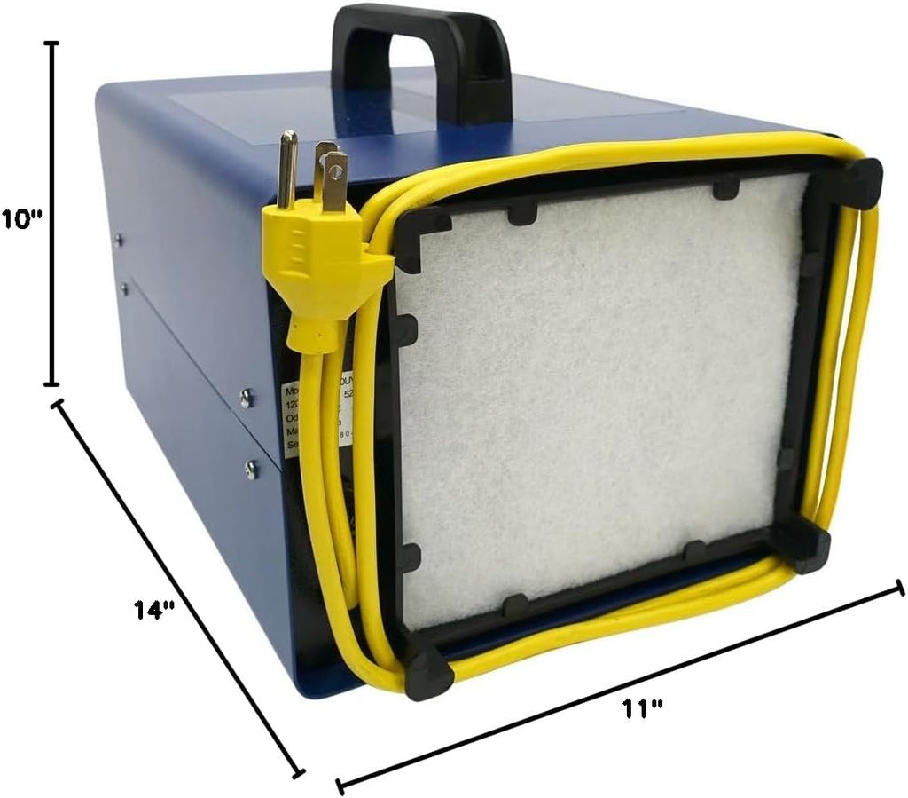 OdorStop OS3500UV-1 Professional Grade Ozone Generator Ionizer for Areas of 3500 Square Feet+, For Deodorizing Medium to Large Spaces Such as Homes and Offices (3500 sq ft + UV)