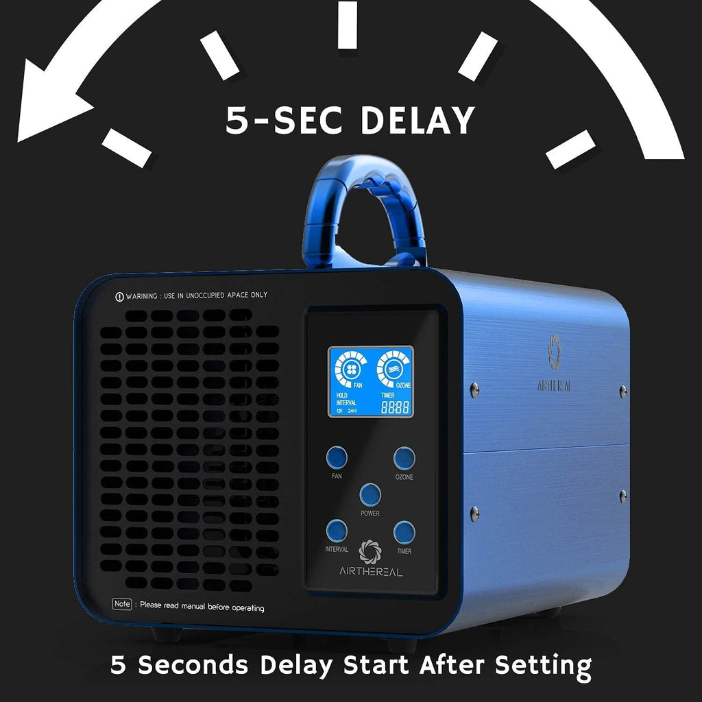 Airthereal Bundle | MA10K-PRODIGI Digital and MA10K-PRO Ozone Generators 10000 mg/h High Capacity O3 Ionizer Machine - Fireproof Tested by SGS