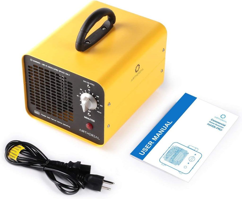 Airthereal Bundle | MA10K-PRODIGI Digital and MA10K-PRO Ozone Generators 10000 mg/h High Capacity O3 Ionizer Machine - Fireproof Tested by SGS