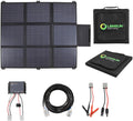 LensunSolar 200W 12V Portable Solar Panel Blanket with Anderson Connectors for Solar Generator Power Station, Lightweight, with 20A MPPT Charger Controller