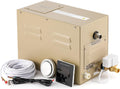 Steam Shower Generator Kit 3KW for Bath Sauna SPA, Self-draining System, Aromatherapy Steam Head, LED Waterproof Controller, 12-Hour Timer 77-131℉ For Home Commercial Use