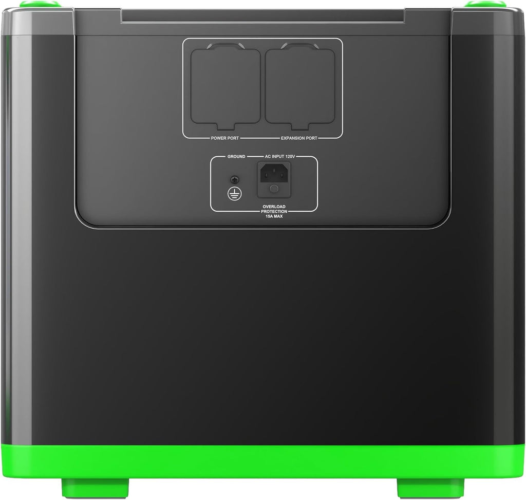 Natures Generator 3840Wh Solar Generator + 2 Packs 400W Folding Panels, Lithium Batteries, 6000W Power Station for Home Backup, RVs, Emergencies, Power Outages, and Outdoor Camping