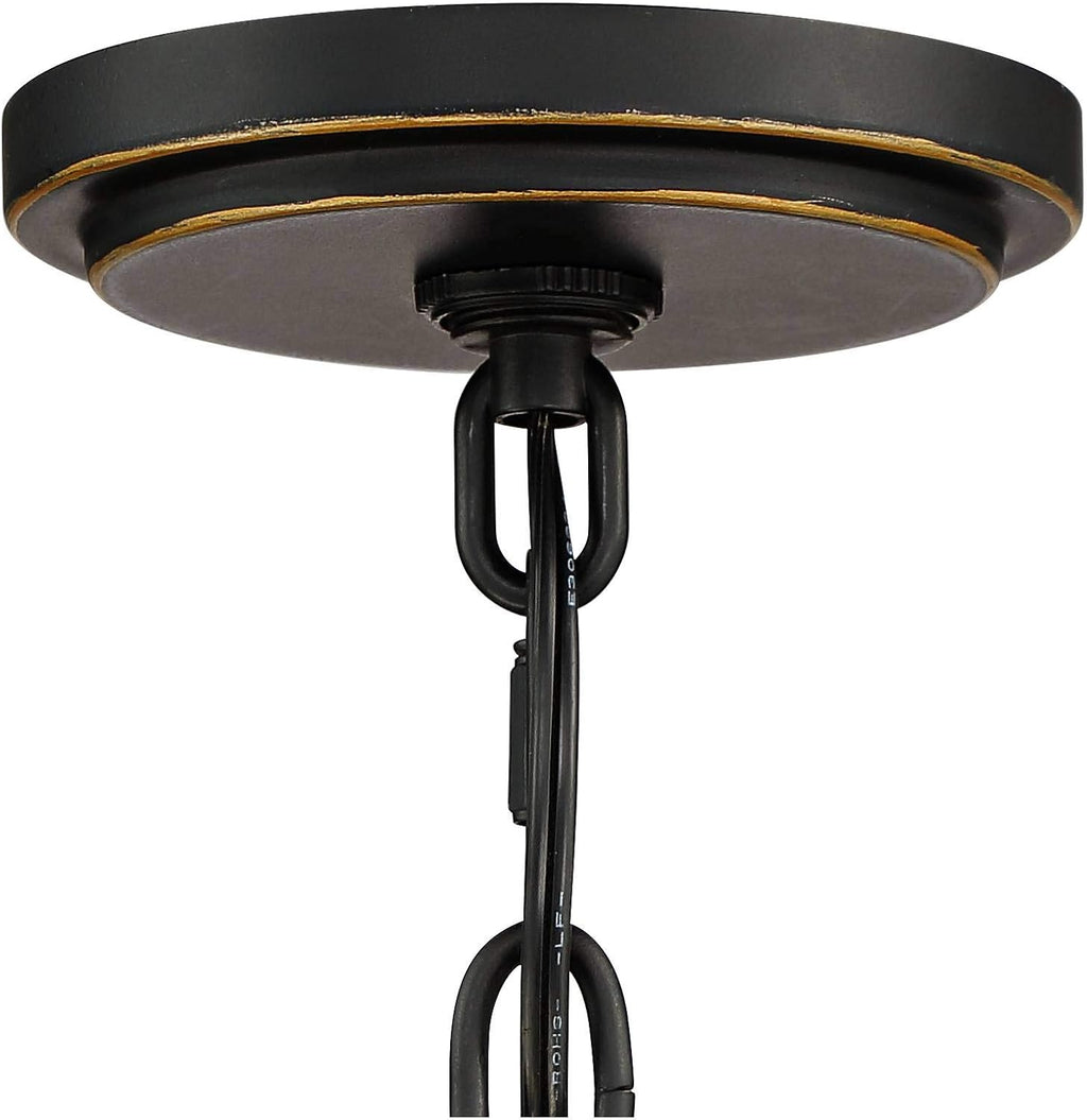 John Timberland Sunderland Traditional Outdoor Hanging Ceiling Light Fixture Black Warm Gold 24 3/4' Clear Glass Panels Exterior House Porch Patio Outside Deck Garage Front Door Garden Home Gazebo